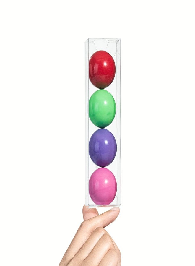 SLShePack 50PCS 1" x 1" x 4" Clear Boxes for Gumballs, Plastic Tube, Clear Gift Boxes for Wedding - Image 1